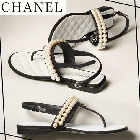 sandalen wie chanel|Chanel sandals for summer.